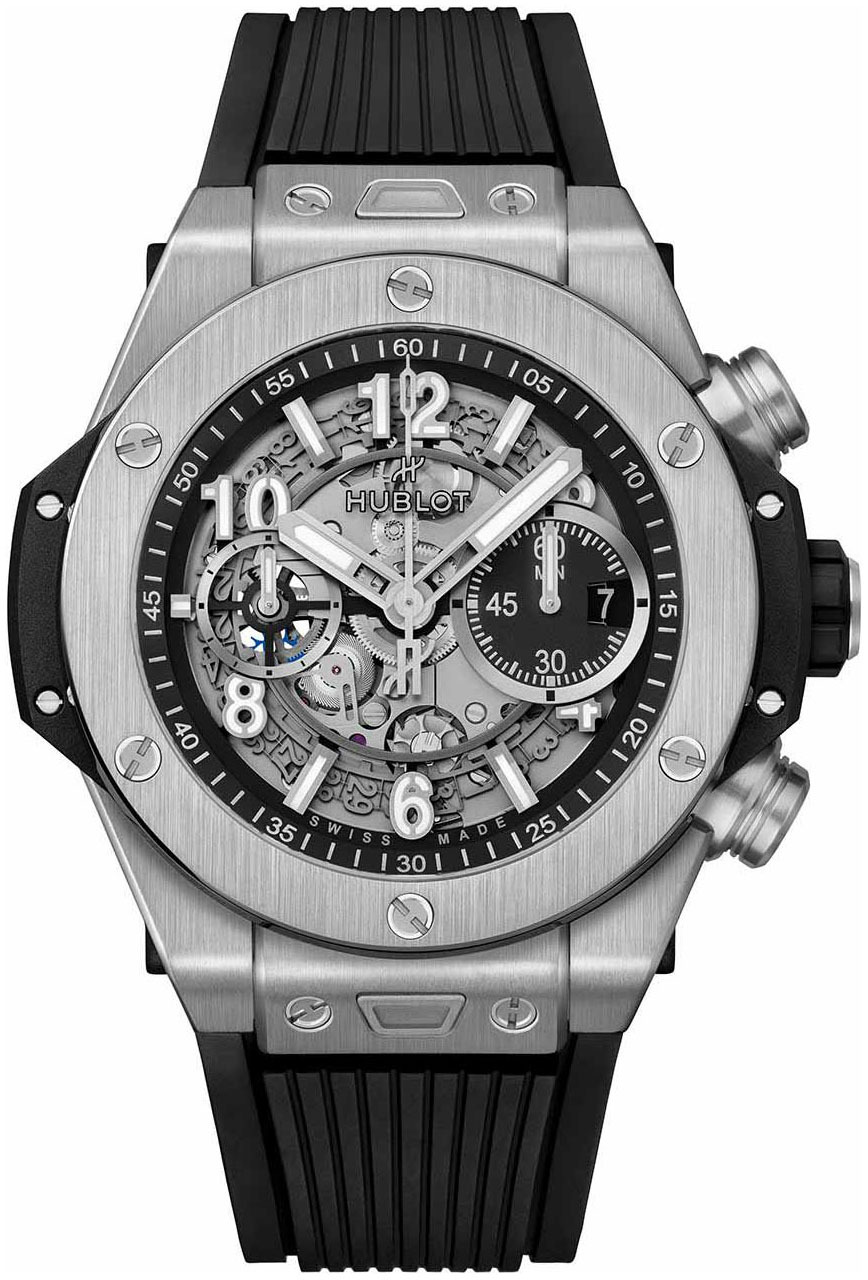 Hublot Herrklocka 421.NX.1170.RX Big Bang 44mm Svart/Gummi Ø44 mm - Hublot