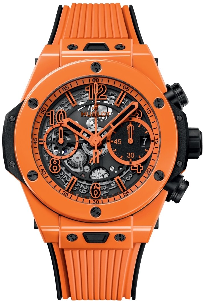 Hublot Herrklocka 441.CU.5910.RX Big Bang 42mm Unico Orange/Gummi - Hublot