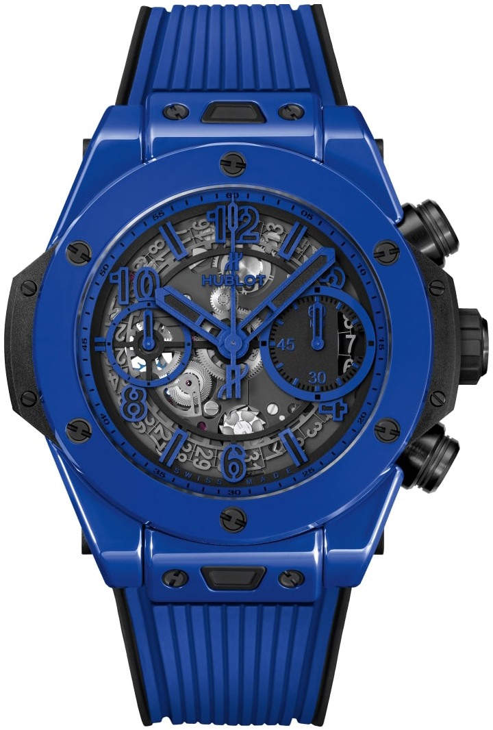 Hublot Herrklocka 441.ES.5119.RX Big Bang 42Mm Blå/Gummi Ø42 mm - Hublot