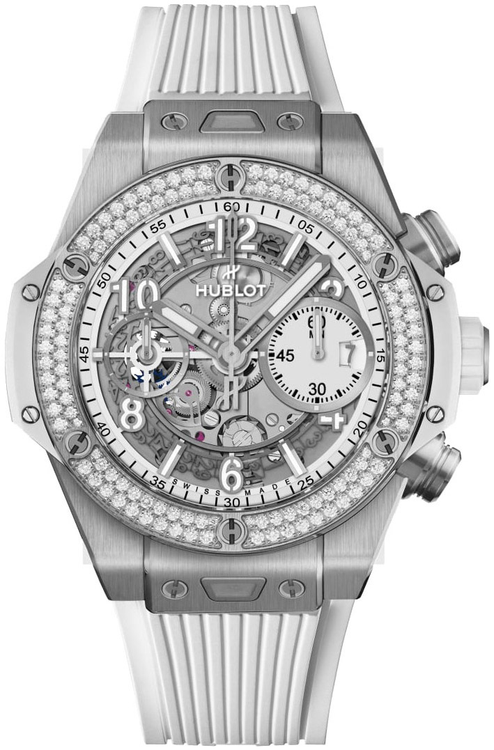 Hublot Herrklocka 441.NE.2011.RW.1104 Big Bang 42mm Vit/Gummi Ø42 mm - Hublot