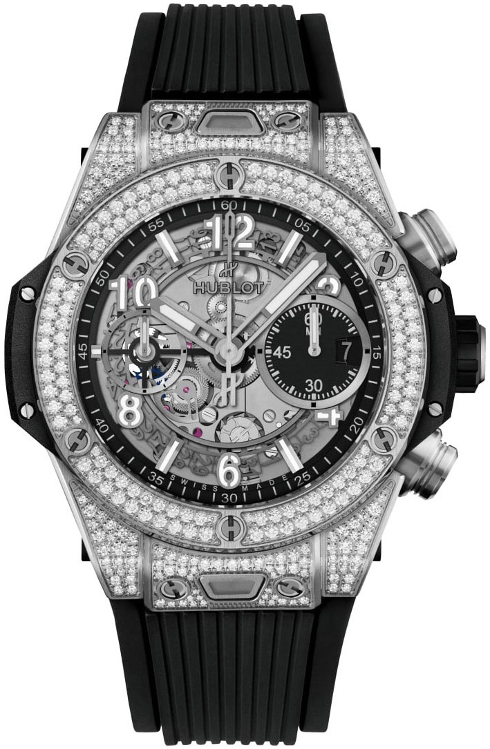 Hublot Herrklocka 441.NX.1171.RX.1704 Big Bang 42mm Svart/Gummi Ø42 - Hublot
