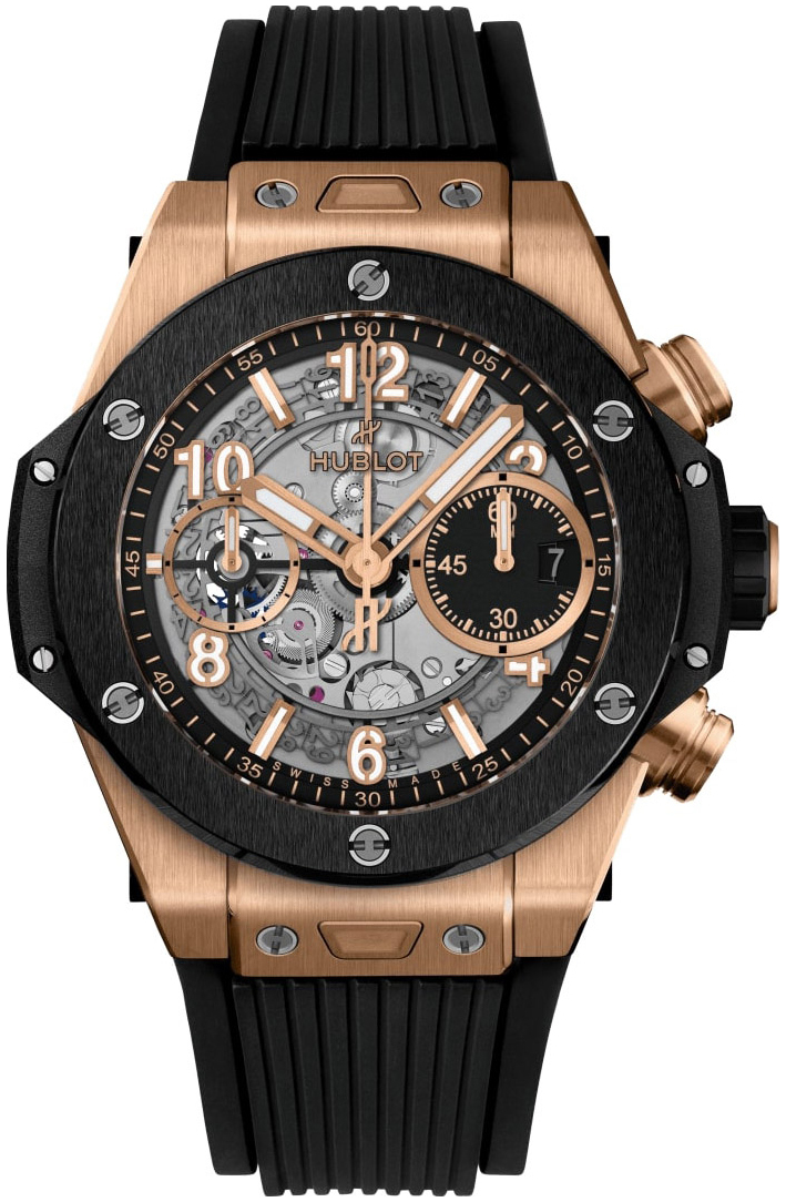 Hublot Herrklocka 441.OM.1181.RX Big Bang 42mm Svart/Gummi Ø42 mm - Hublot