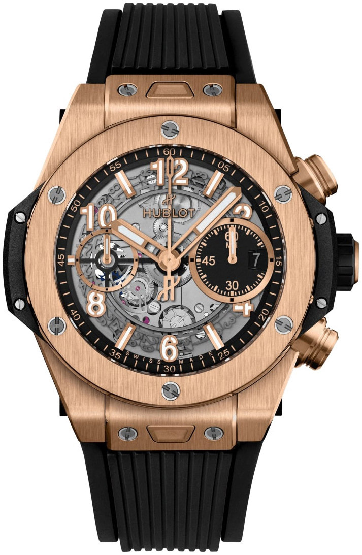 Hublot Herrklocka 441.OX.1181.RX Big Bang 42mm Svart/Gummi Ø42 mm - Hublot