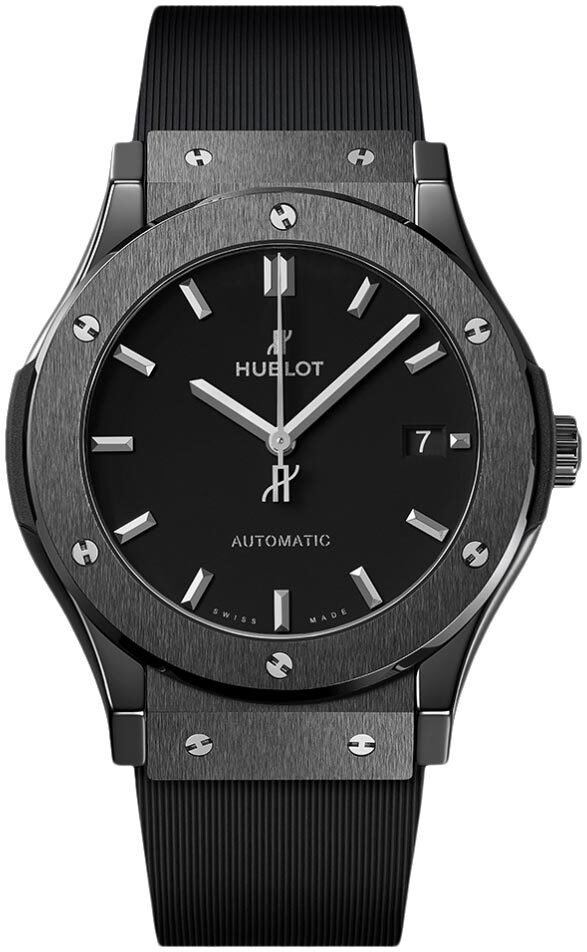 Hublot Herrklocka 511.CM.1171.RX Classic Fusion Svart/Gummi Ø45 mm - Hublot