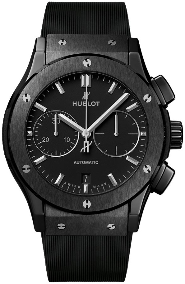 Hublot Herrklocka 521.CM.1171.RX Classic Fusion Svart/Gummi Ø45 mm - Hublot