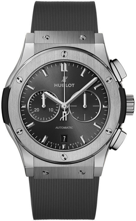 Hublot Herrklocka 541.NX.7070.RX Classic Fusion Grå/Gummi Ø42 mm - Hublot