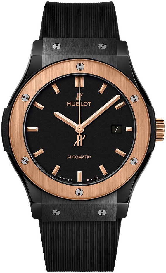Hublot Herrklocka 542.CO.1181.RX Classic Fusion Svart/Gummi Ø42 mm - Hublot