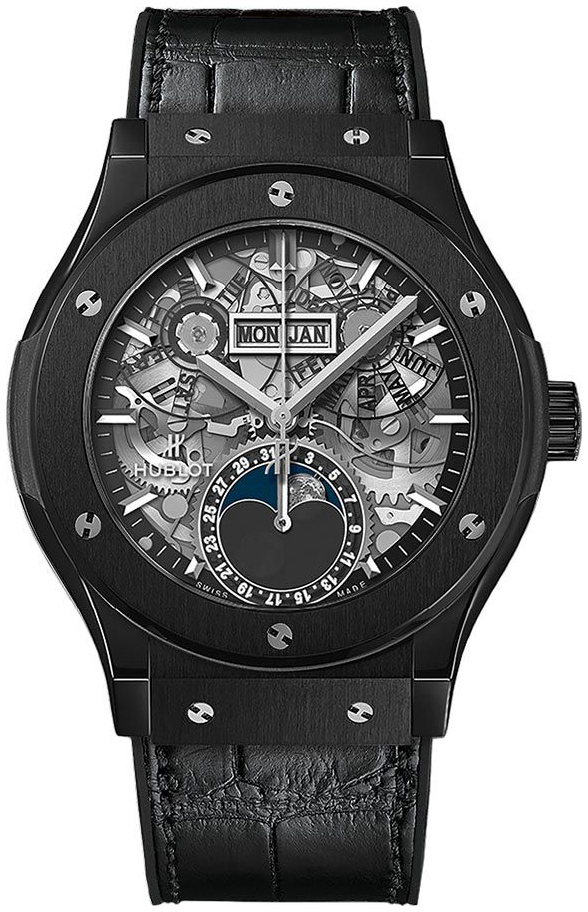 Hublot Herrklocka 547.CX.0170.LR Classic Fusion Skelettskuren/Gummi - Hublot