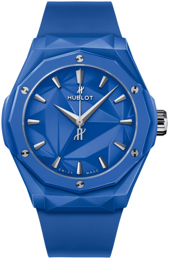 Hublot Damklocka 550.ES.5100.RX.ORL21 Classic Fusion Blå/Gummi Ø40 - Hublot