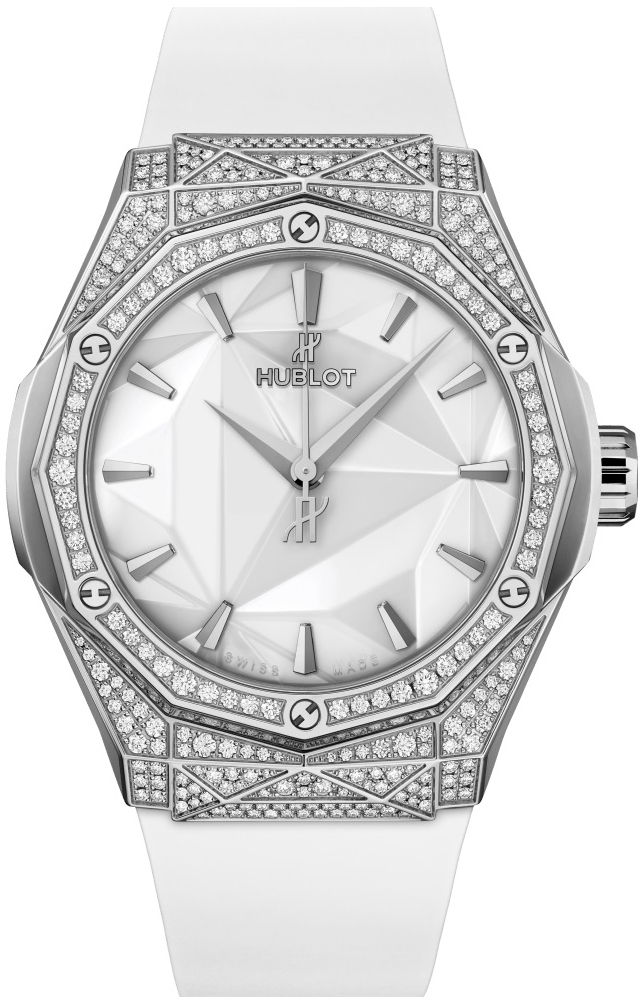 Hublot Damklocka 550.NS.2200.RW.1604.ORL20 Classic Fusion Vit/Gummi - Hublot