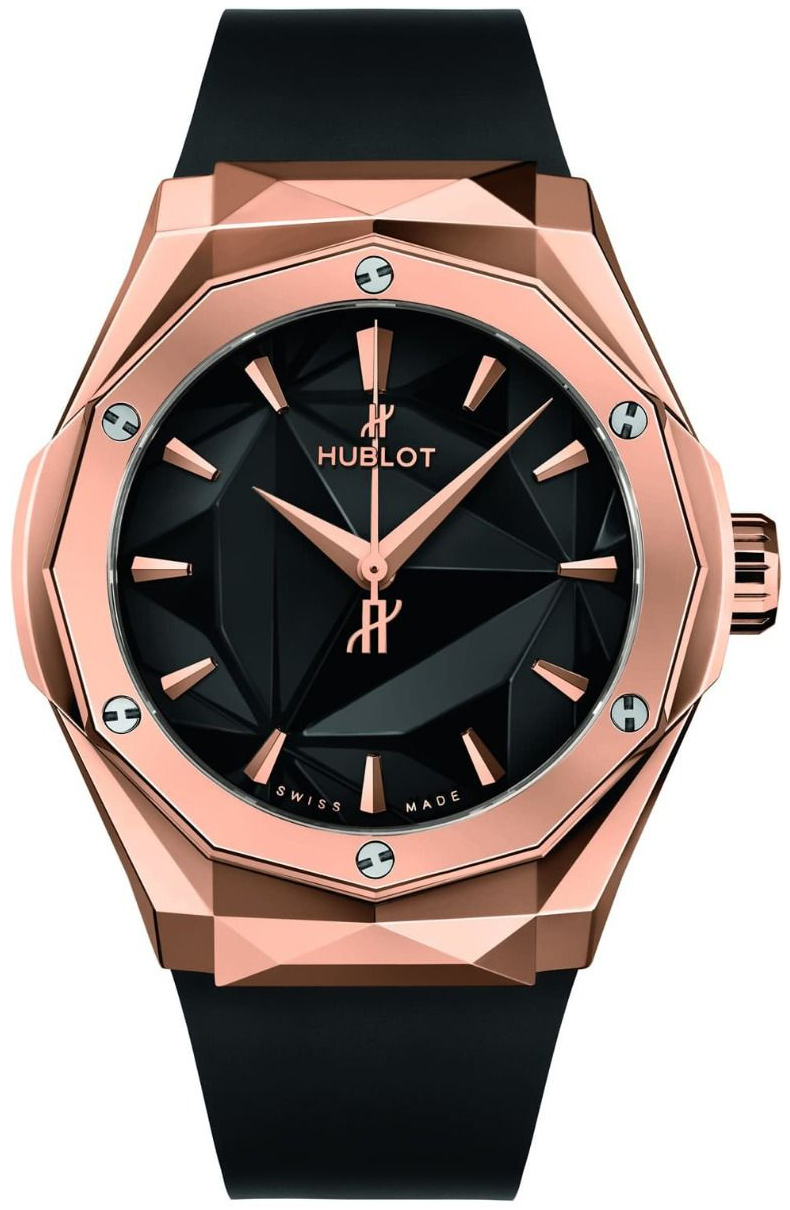 Hublot Herrklocka 550.OS.1800.RX.ORL19 Classic Fusion Svart/Gummi - Hublot