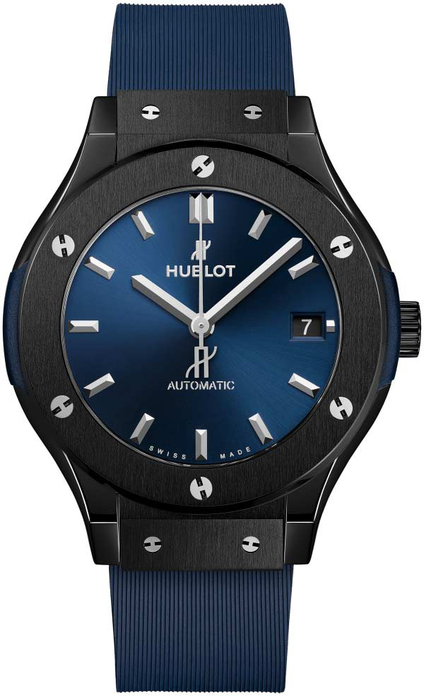 Hublot 565.CM.7170.RX Classic Fusion Blå/Gummi Ø38 mm - Hublot