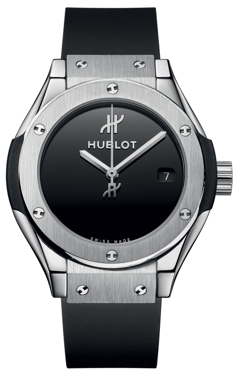 Hublot Damklocka 591.NX.1270.RX.MDM Classic Fusion Svart/Gummi Ø29 mm - Hublot