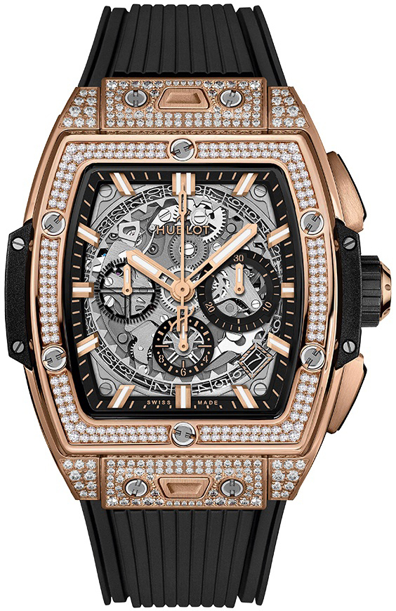 Hublot Herrklocka 642.OX.0180.RX.1704 Big Bang 42mm Svart/Gummi - Hublot