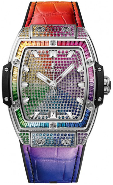 Hublot 662.NX.9900.LR.0999 Big Bang 39mm Silverfärgad/Gummi - Hublot