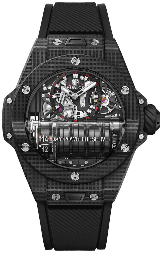 Hublot Herrklocka 911.QD.0123.RX Mp Skelettskuren/Gummi Ø45 mm - Hublot