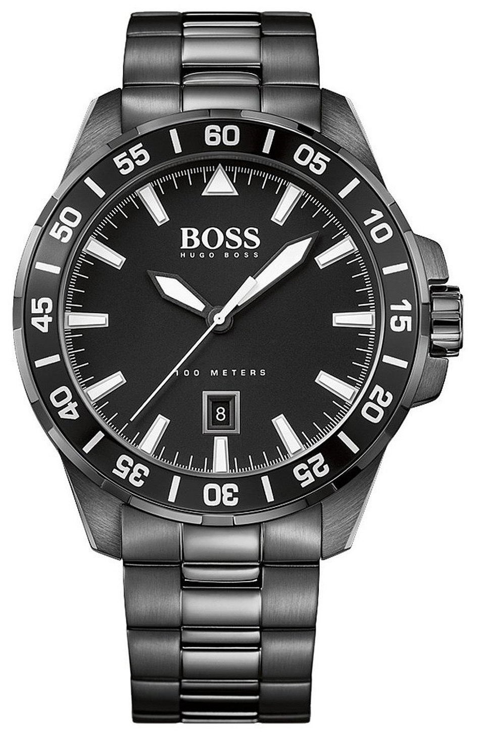 Hugo Boss Deep Ocean Herrklocka 1513231 Svart/Stål Ø46 mm