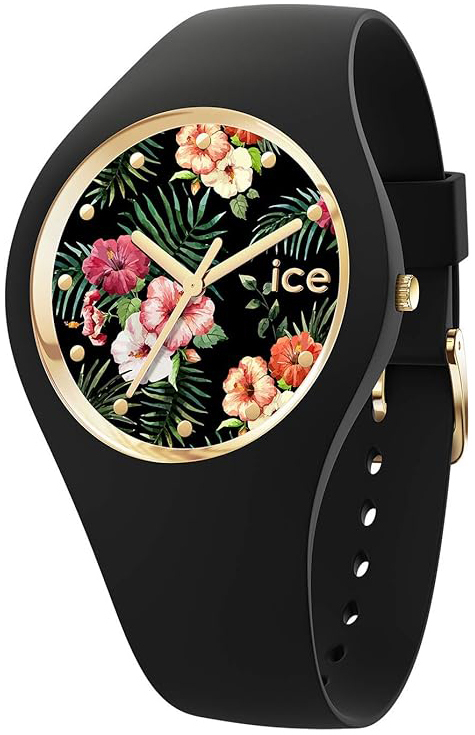 Ice Watch Damklocka 016660 Flower Svart/Gummi &Oslash;34 mm