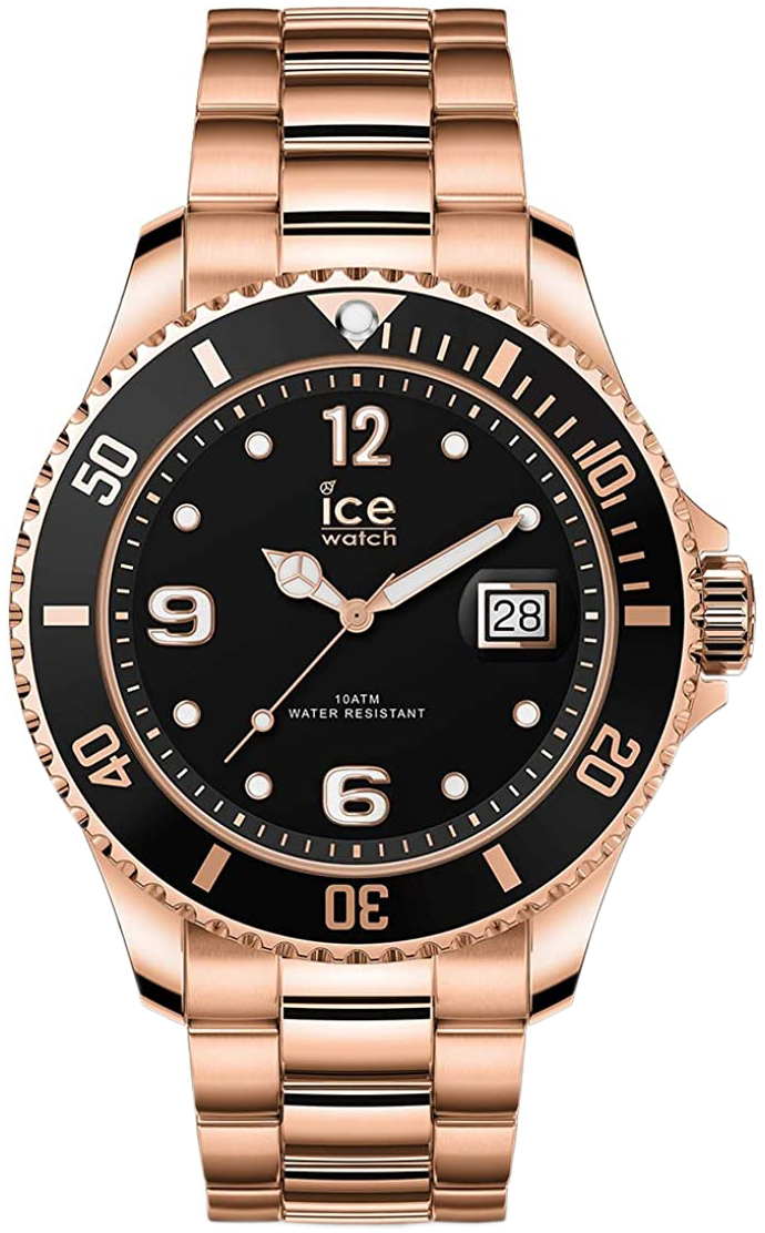 Ice Watch Herrklocka 016763 Steel Svart/Ros&eacute;guldstonat st&aring;l &Oslash;40 mm