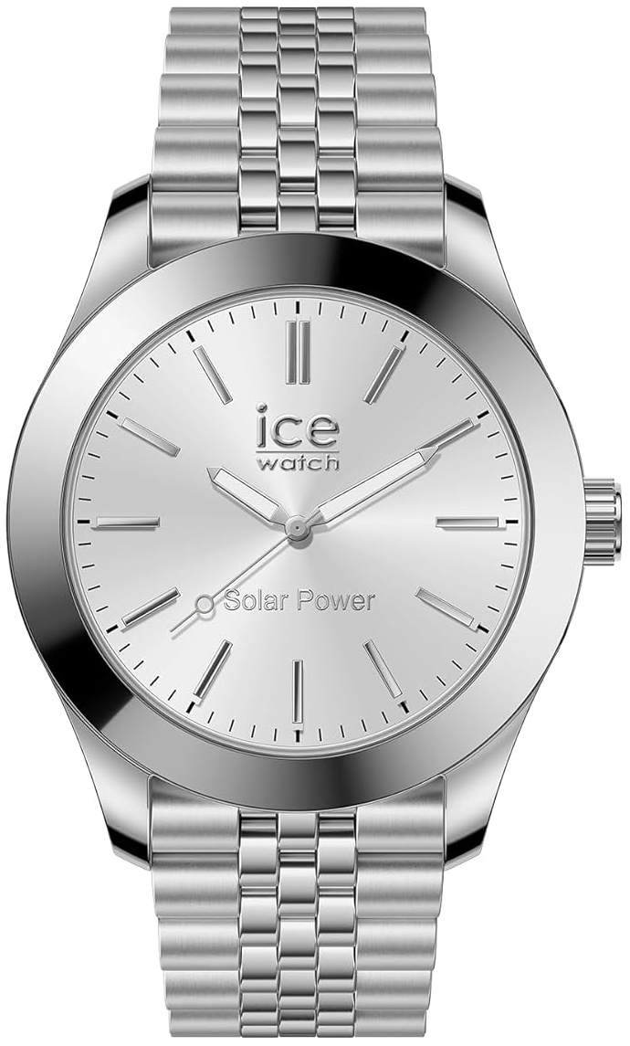 Ice Watch Herrklocka 023797 Ice Solar Power Silverfärgad/Stål Ø41