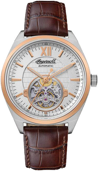 Ingersoll Herrklocka I10901 The Shelby Silverfärgad/Läder Ø44 mm - Ingersoll