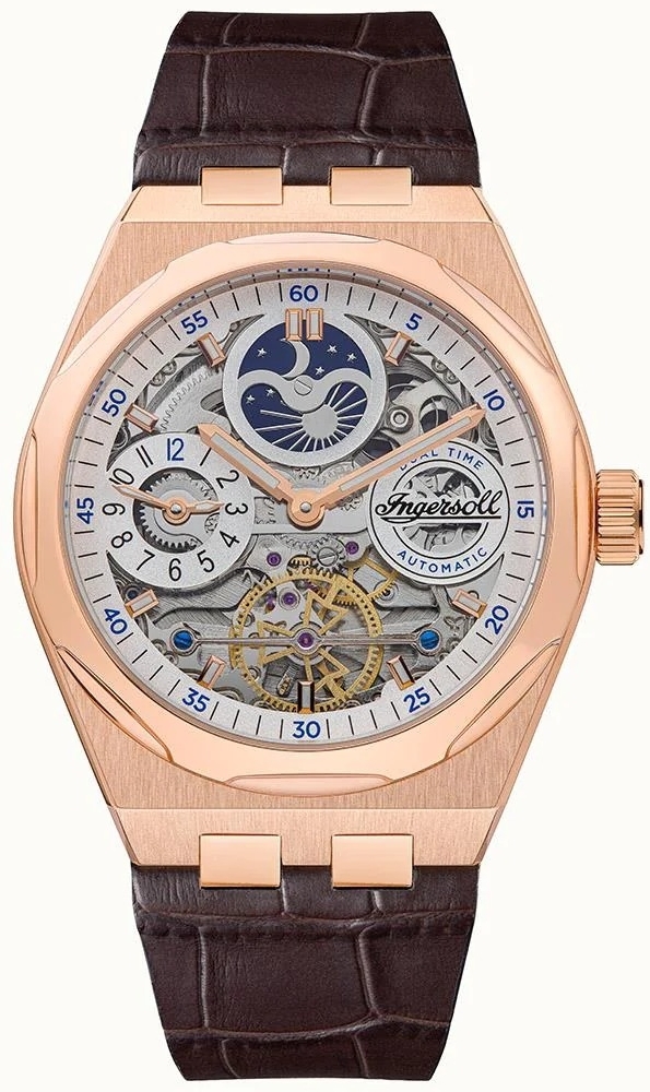 Ingersoll Herrklocka I12904 The Broadway Vit/Läder Ø43 mm - Ingersoll