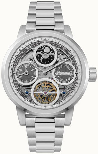 Ingersoll Herrklocka I16002 The Arc Silverfärgad/Stål Ø44 mm - Ingersoll