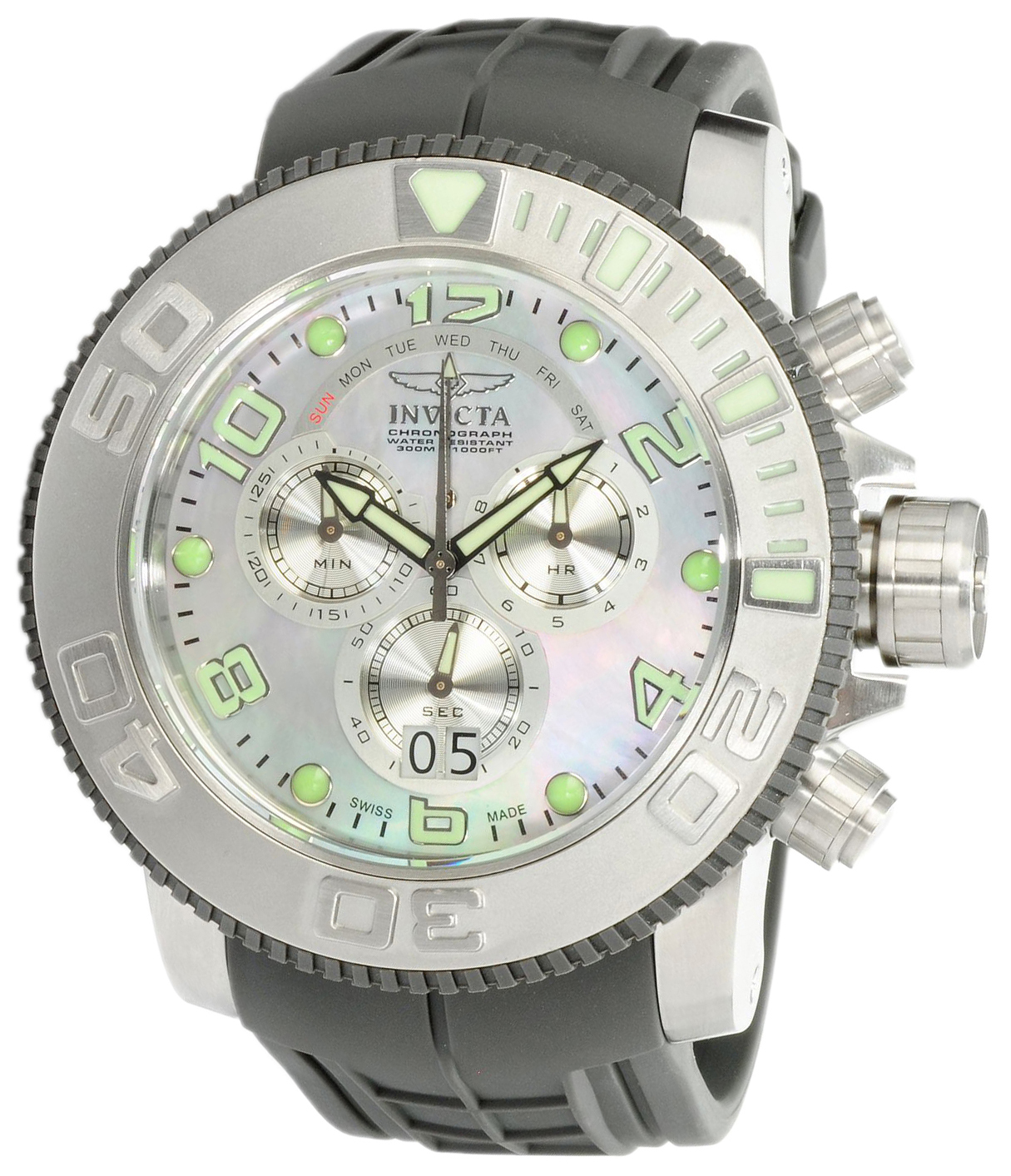 Invicta Pro Diver Herrklocka 0861 Silverfärgad/Gummi Ø58 mm - Invicta