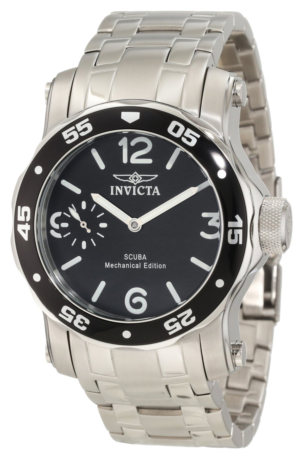 Invicta Pro Diver Herrklocka 10366 Svart/Stål Ø48 mm - Invicta