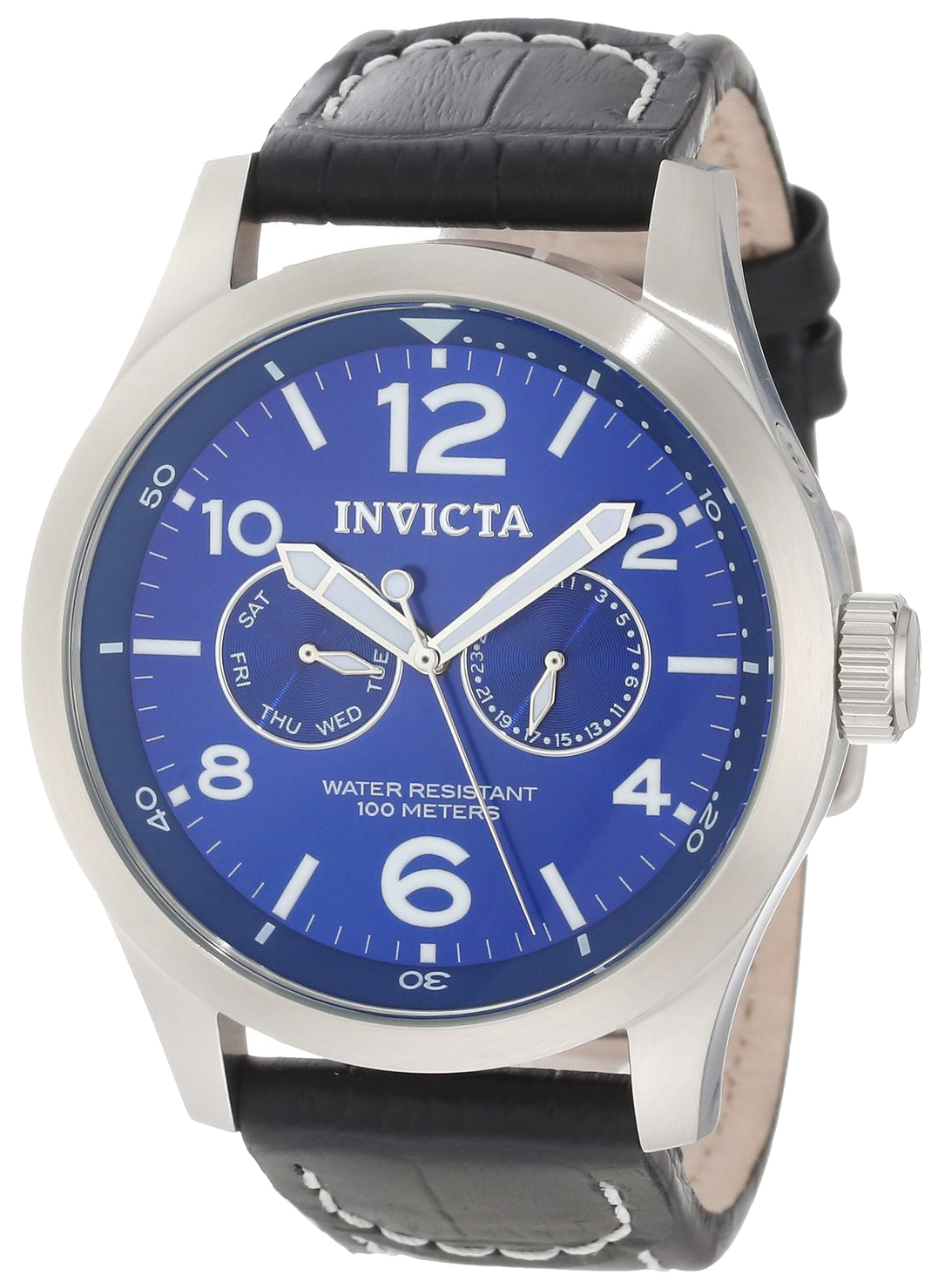 Invicta Herrklocka 10490 I-Force Blå/Läder Ø48 mm - Invicta