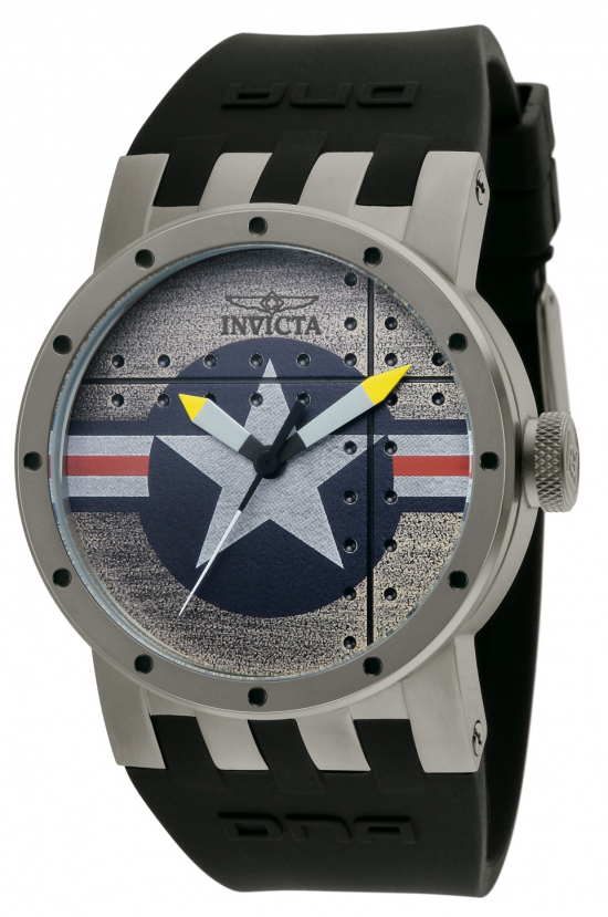 Invicta Herrklocka 11649 DNA Silverfärgad/Gummi Ø46 mm