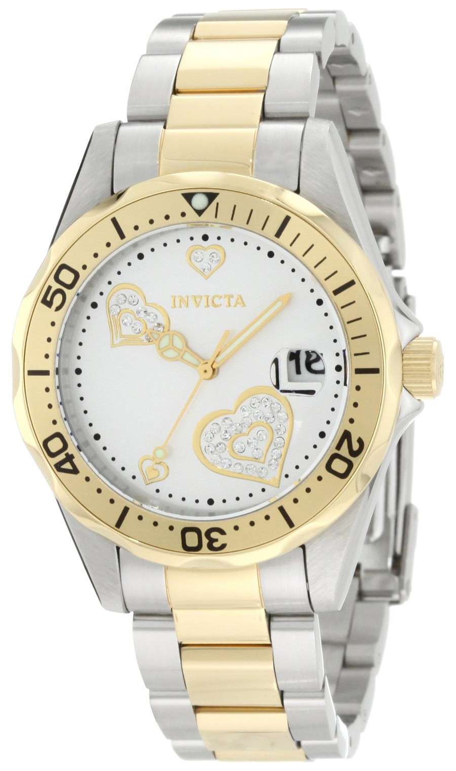 Invicta Pro Diver Damklocka 12287 Silverfärgad/Stål Ø38 mm - Invicta