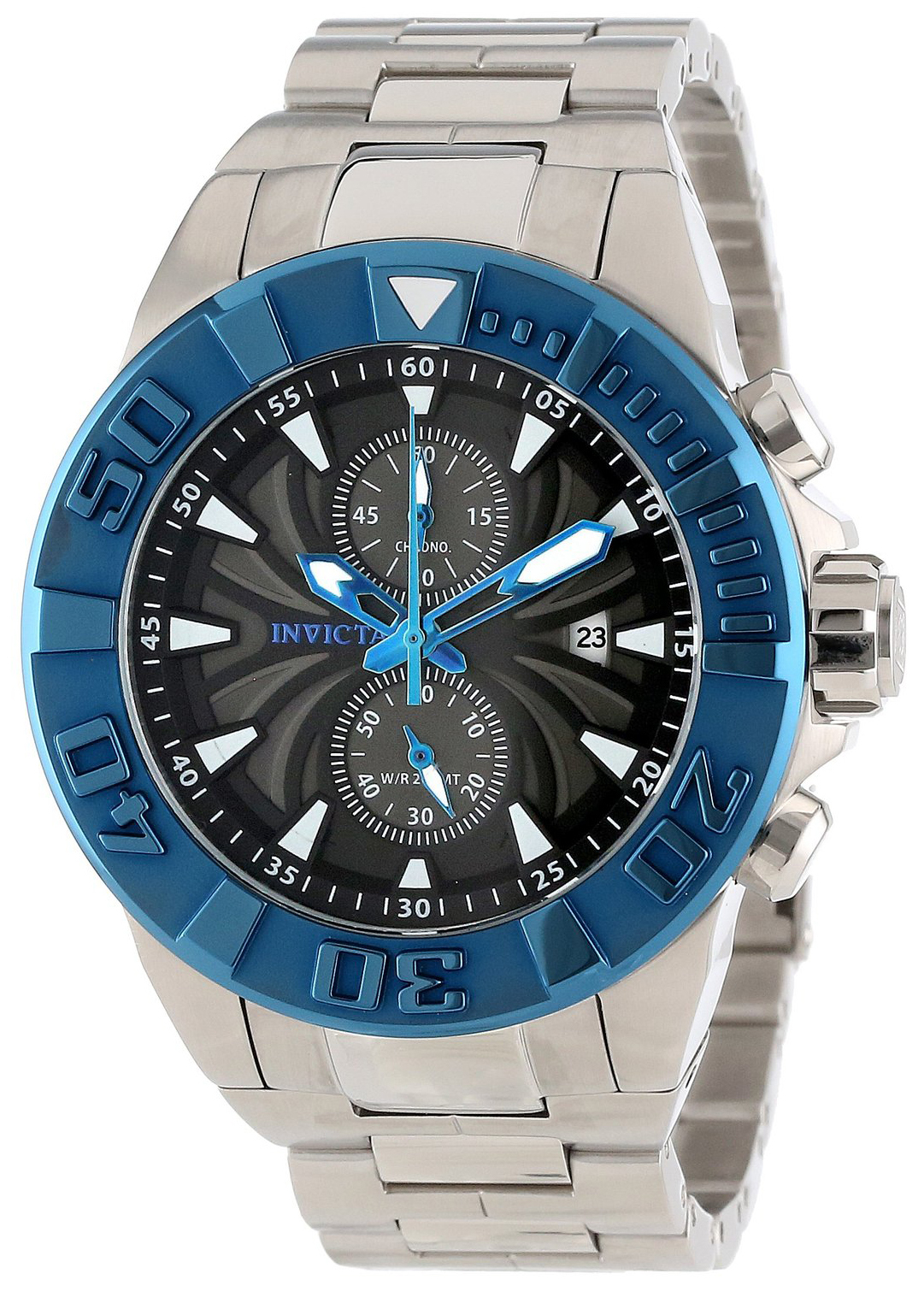 Invicta Pro Diver Herrklocka 12309 Svart/Stål Ø50 mm