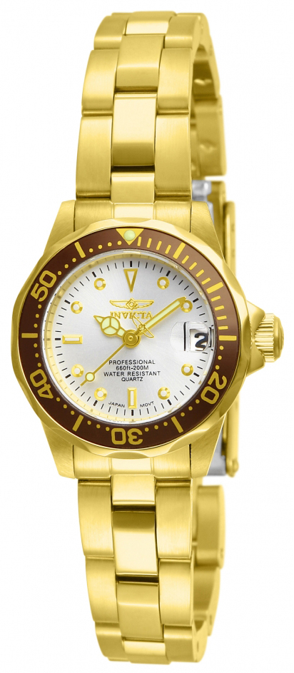 Invicta Pro Diver Damklocka 12525 Silverfärgad/Gulguldtonat stål Ø23.5 - Invicta