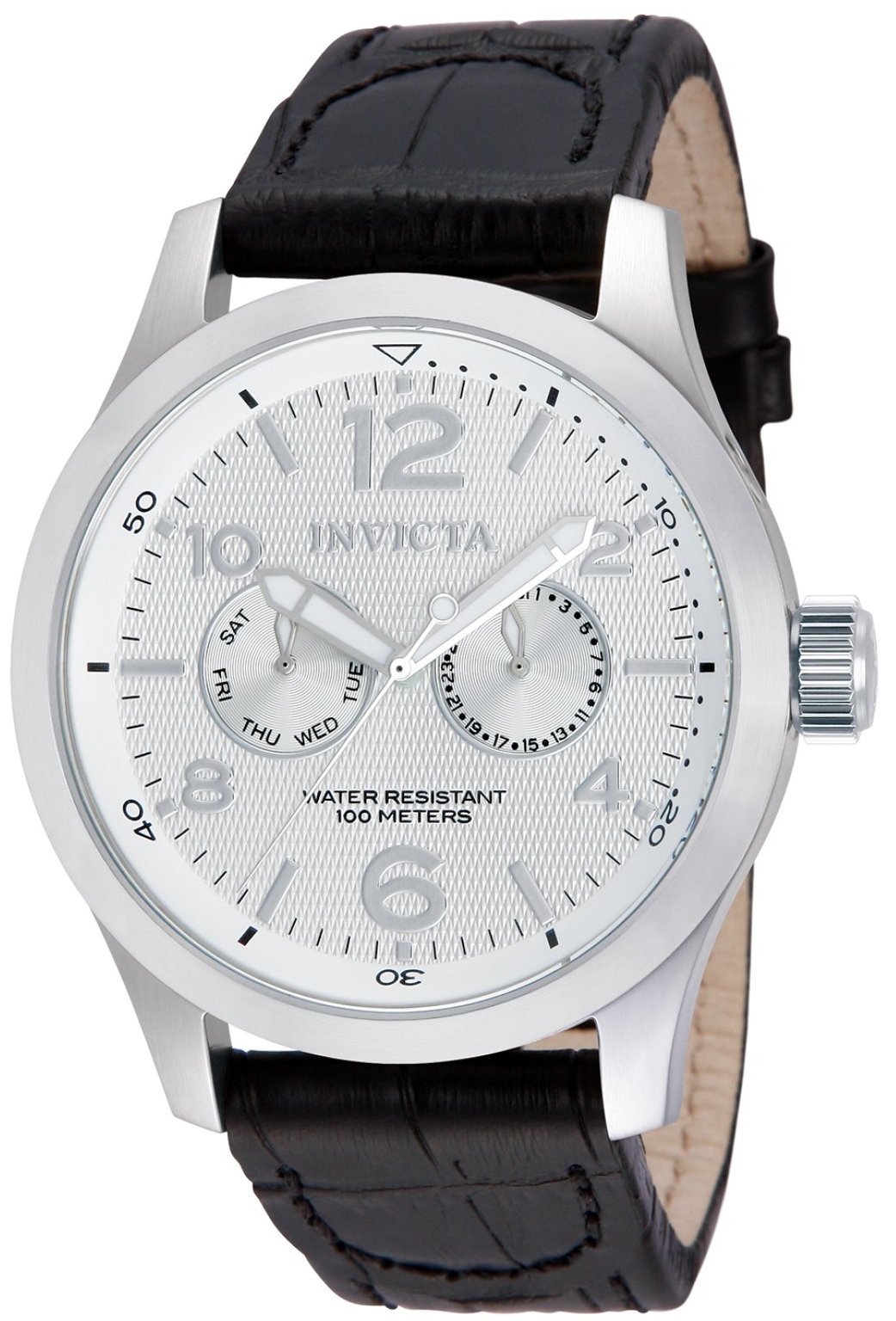 Invicta Herrklocka 13008 I-Force Silverfärgad/Läder Ø48 mm - Invicta