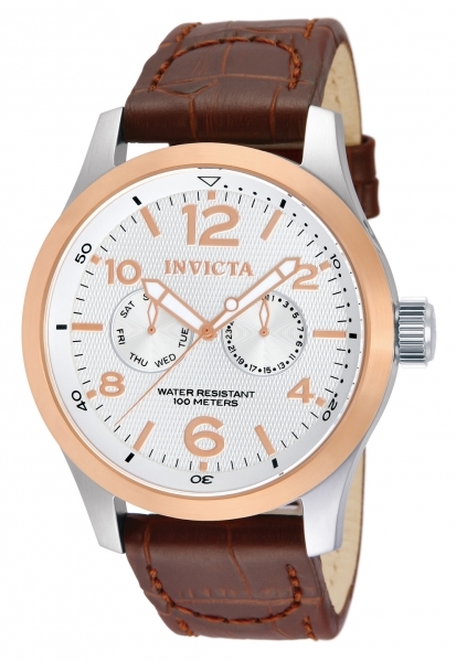 Invicta Herrklocka 13010 I-Force Silverfärgad/Läder Ø48 mm - Invicta