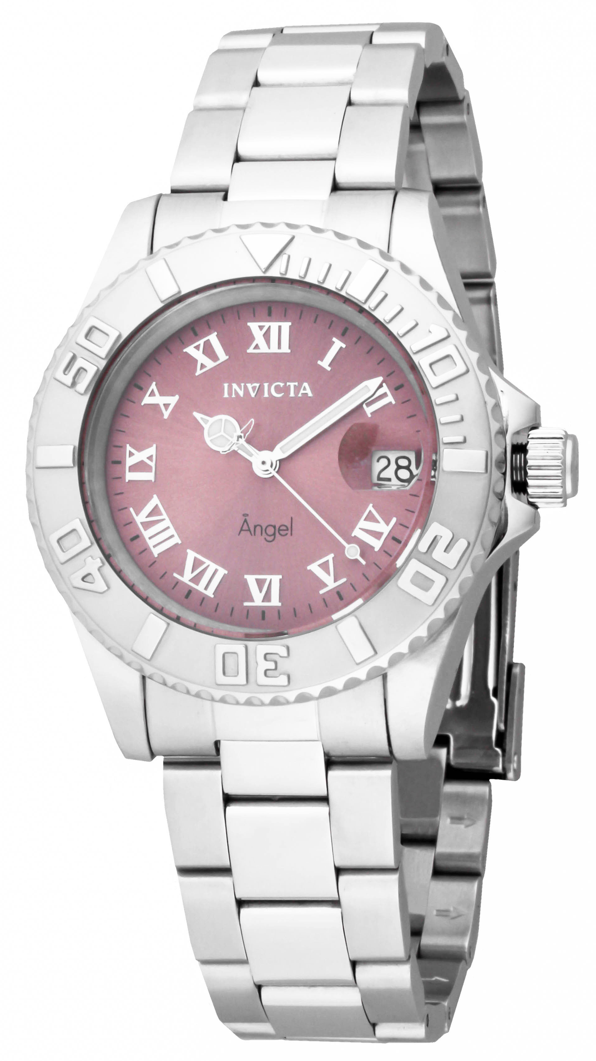 Invicta Damklocka 14362 Angel Brun/St&aring;l &Oslash;40 mm
