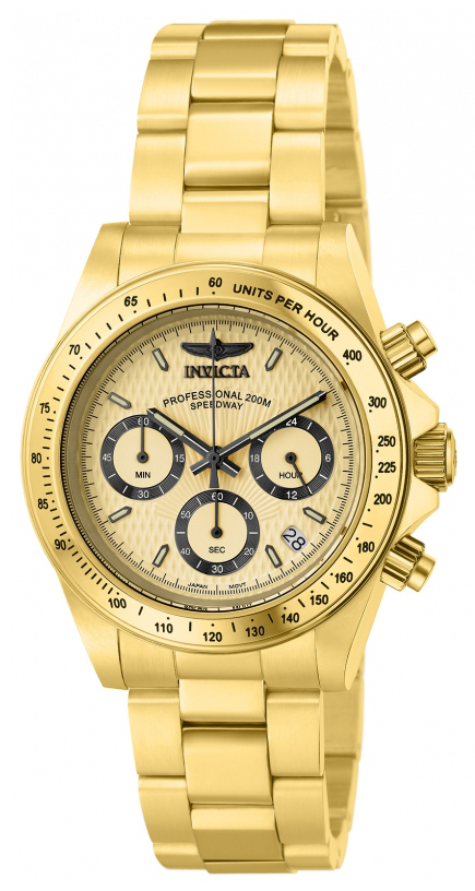 Invicta Herrklocka 14929 Speedway Guld/Gulguldtonat stål Ø39.5 mm