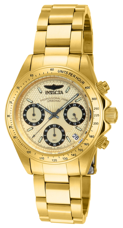 Invicta Herrklocka 14931 Speedway Guld/Gulguldtonat stål Ø37 mm - Invicta
