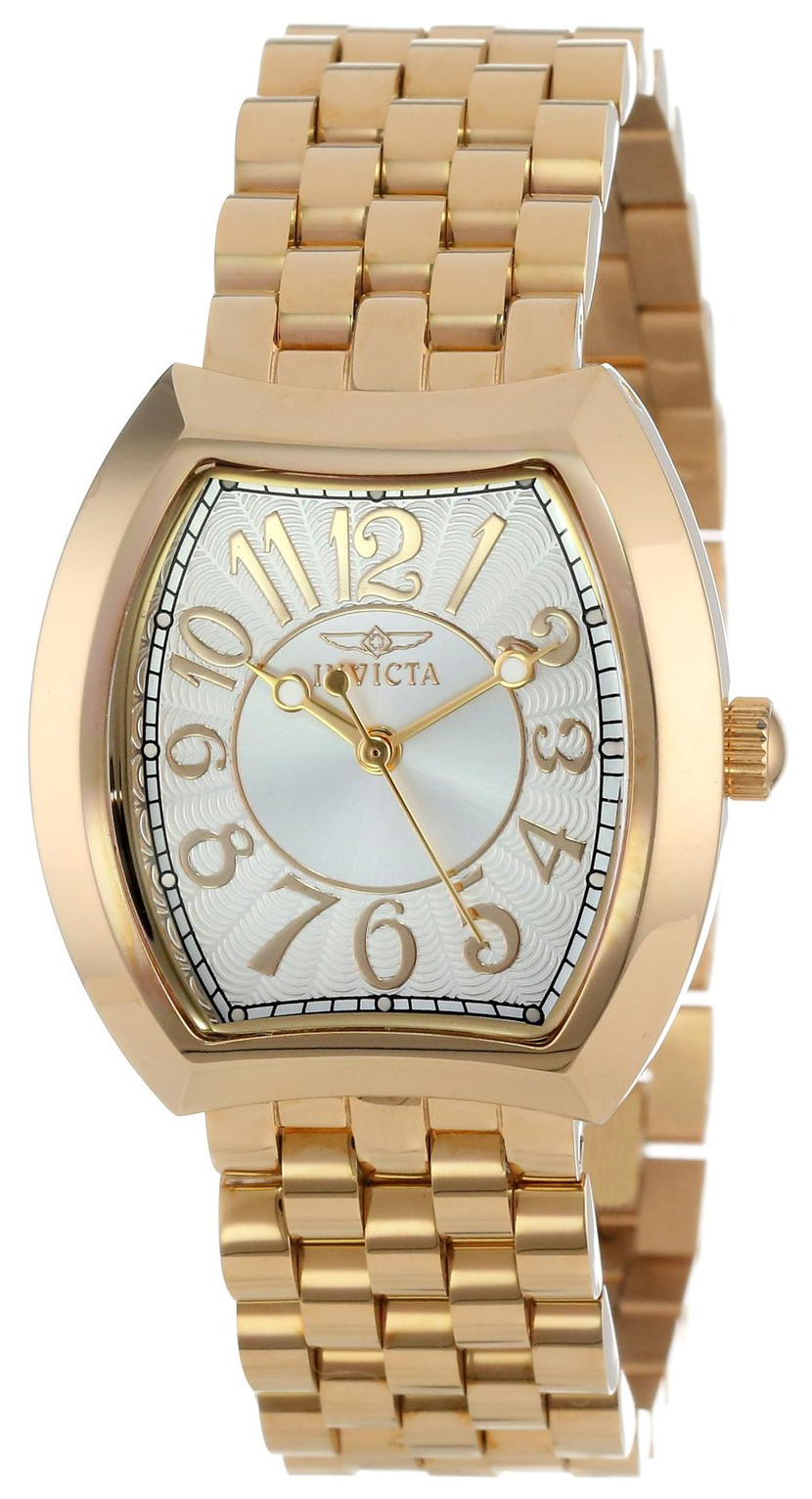 Invicta Damklocka 15039 Angel Silverfärgad/Gulguldtonat stål - Invicta