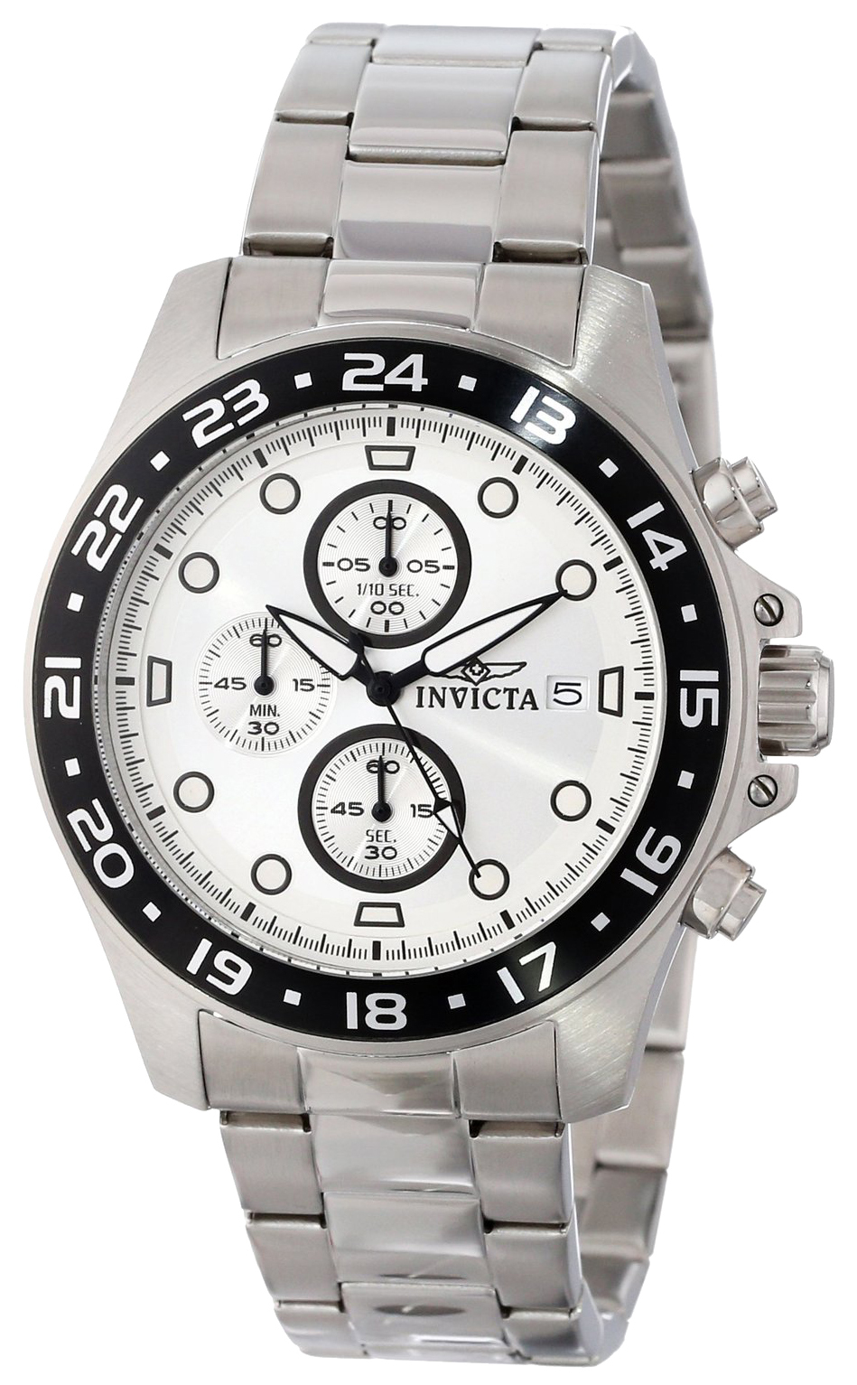 Invicta Pro Diver Herrklocka 15206 Silverfärgad/Stål Ø45 mm - Invicta