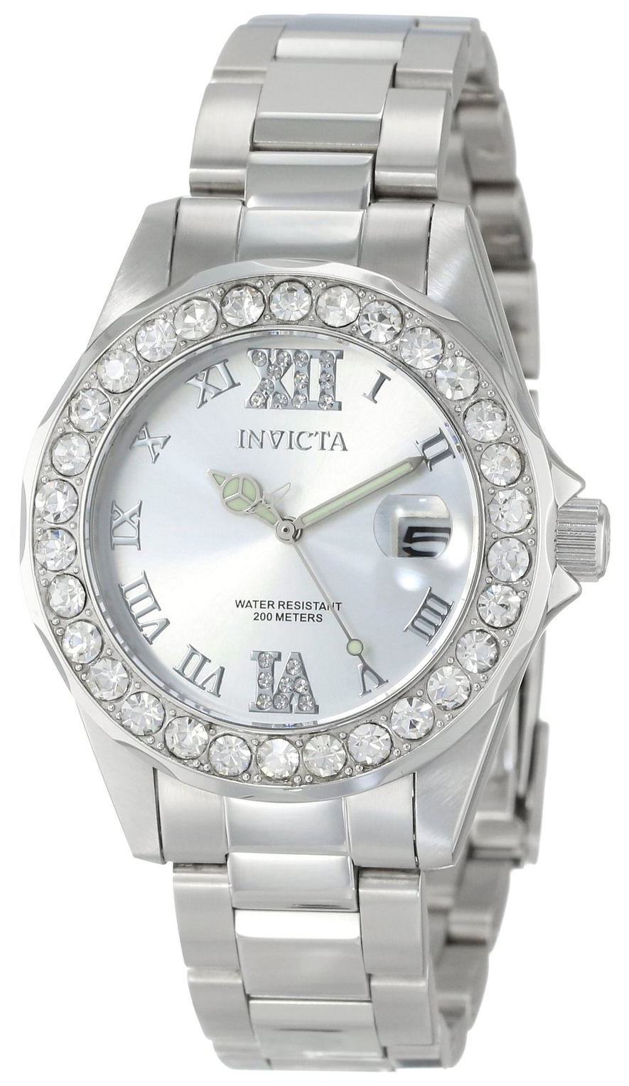 Invicta Damklocka 15251 Pro Diver Silverf&auml;rgad/St&aring;l &Oslash;38 mm