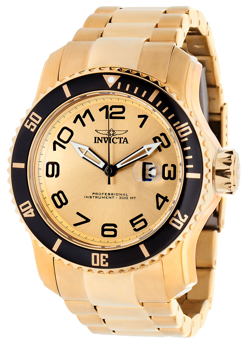 Invicta Herrklocka 15350 Pro Diver Gulguldstonad/Gulguldtonat stål