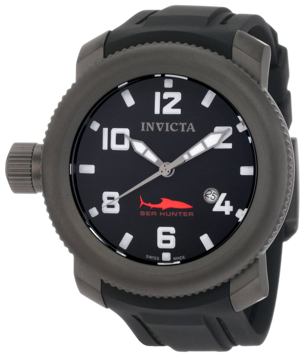 Invicta 99999 Herrklocka 1547 Svart/Gummi Ø50 mm - Invicta