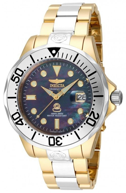 Invicta Pro Diver Herrklocka 16034 Svart/Stål Ø47 mm - Invicta