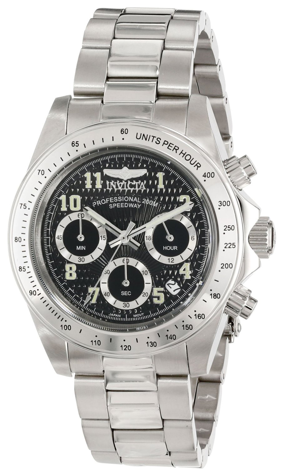 Invicta Herrklocka 17025 Speedway Svart/Stål Ø41 mm - Invicta