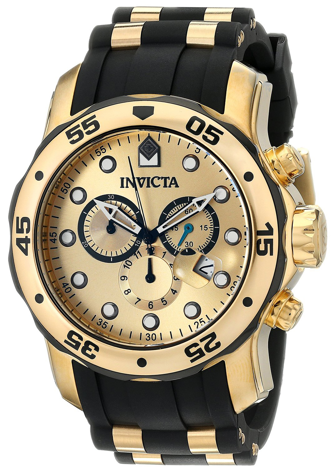 Invicta Herrklocka 17885 Pro Diver Guld/Gulguldtonat stål Ø48 mm - Invicta