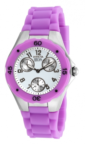 Invicta Damklocka 18790 Angel Vit/Gummi Ø38 mm - Invicta