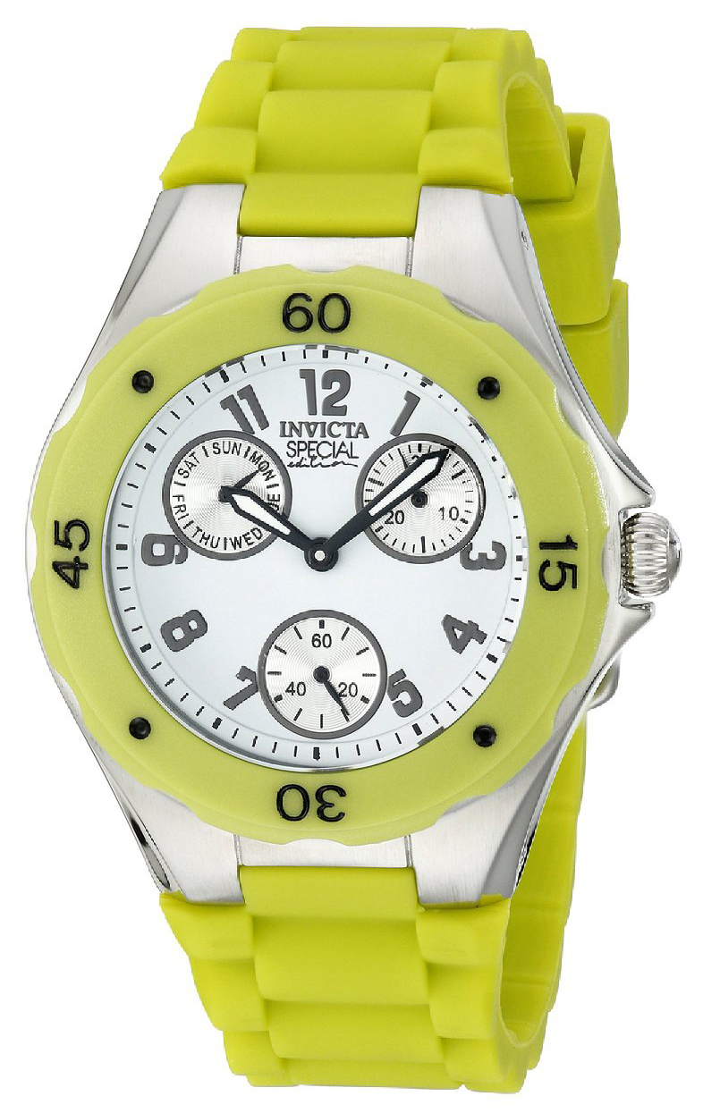 Invicta Damklocka 18793 Angel Vit/Gummi Ø38 mm - Invicta