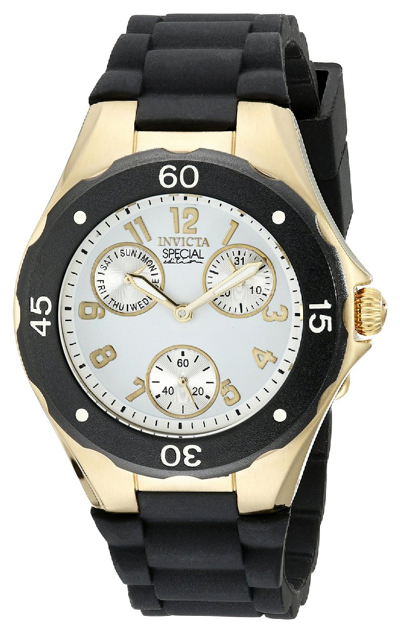 Invicta Damklocka 18797 Angel Vit/Gummi Ø38 mm - Invicta